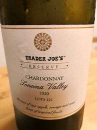 Image result for Trader Joe's Chardonnay Grand Reserve Lot #51