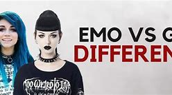 Image result for What's the Difference Between Goth and Emo
