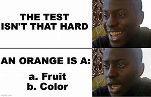 Image result for Color Test Meme