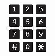 Image result for Touching Keypad Icon