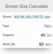 Image result for Display Size Calculator