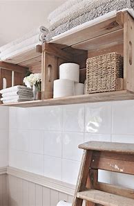 Image result for bathroom shelves