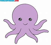 Image result for Simple Cartoon Octopus