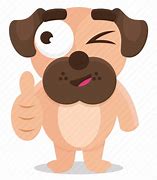 Image result for Pug Dog Emoji