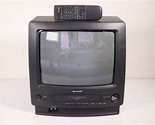 Image result for Sharp TV VCR Combo White