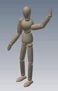 Image result for 3D Model of Person with Movable Joints