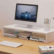 Image result for White Monitor Stand Riser
