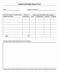 Image result for Internal Supplement Request Form