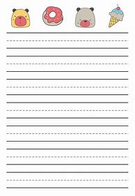 Image result for Printable Kids Lined Writing Paper