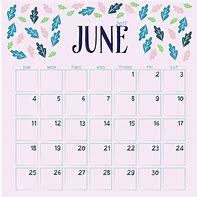 Image result for June Calendar Design