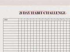 Image result for 21-Day Habit Calendar