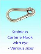 Image result for Hook Carabiner with Eye