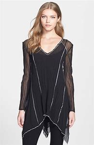 Image result for chiffon tunic with belt