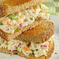 Image result for Chicken or Turkey Salad Sandwiches