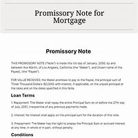 Image result for Promissory Note