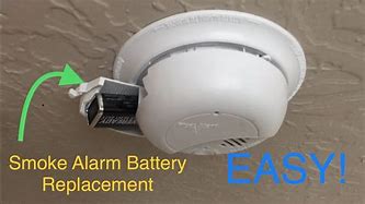 Image result for Change Smoke Alarm Battery