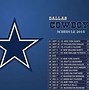 Image result for Dallas Cowboys 2018 Schedule Printable
