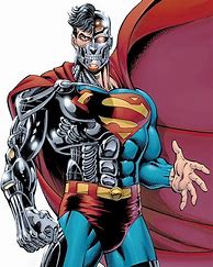 Image result for Cyborg Superman Comic Art