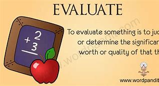 Image result for Evaluate What It Means Clip Art
