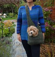 Image result for dogs bag crocheted