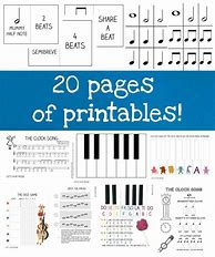 Image result for Piano Lesson Printables