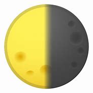 Image result for Half Moon Emoji