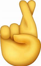 Image result for Fingers Crossed Emoji
