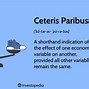 Image result for ceteris_paribus