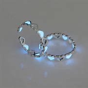 Image result for Shein Glowing in the Dark Heart Couples Ring