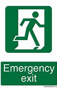 Image result for Printable Emergency Exit Signs
