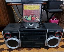 Image result for Stereo System with Turn Table From the 90s