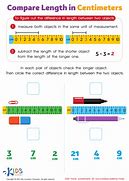 Image result for Writing Length in Centimeters