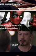 Image result for Deadpool Tony Stark Meme