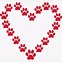 Image result for Cat Paw Print Shape
