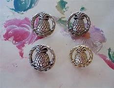 Image result for Plastic Pineapple Buttons Vintage