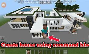 Image result for Modern House Minecraft Command Block