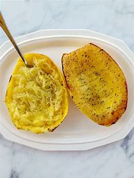 Image result for How to Bake Spaghetti Squash