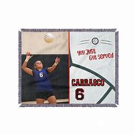 Image result for Personalized Volleyball Blanket Jackson