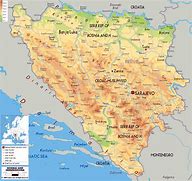 Image result for Bosnia and Croatia Map