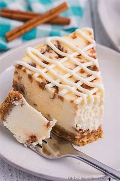 Cinnamon Roll Cheesecake - Kitchen Fun With My 3 Sons