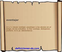Image result for aventajar