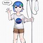 Image result for Earth Chan Anime Light Green Background