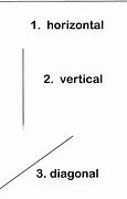 Image result for Vertical Horizontal and Diagonal Lines
