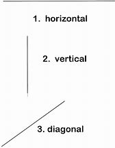 Image result for Vertical Horizontal and Diagonal Lines Drawing