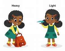 Image result for Heavy vs Light Clip Art