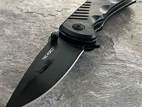 Image result for Black Pocket Knife