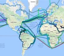Image result for Physical Map of the Internet