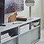 Image result for IKEA TV Stand with White Wall Board