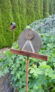 Image result for Recycled Metal Garden Art