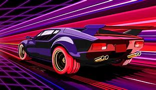 Image result for 80s Neon Car